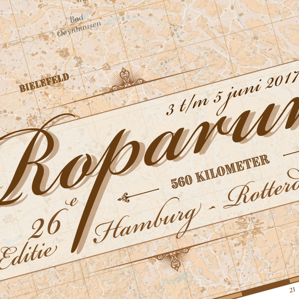 Roparun Hamburg - Rotterdam print - print my run