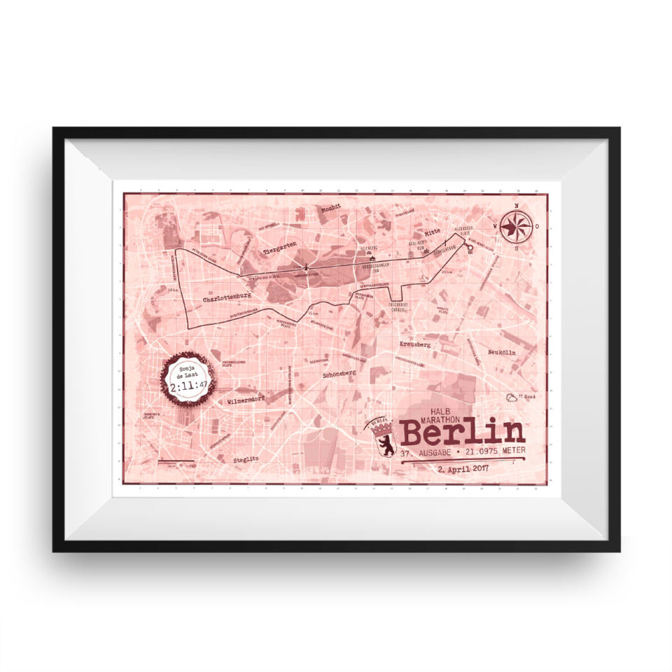 Berlijn Halve Marathon print